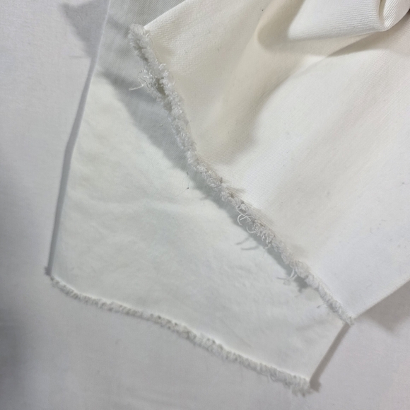 DL1961 Hepburn Wide Leg High Rise Ankle Jeans Eggshell - Picture 13 of 14